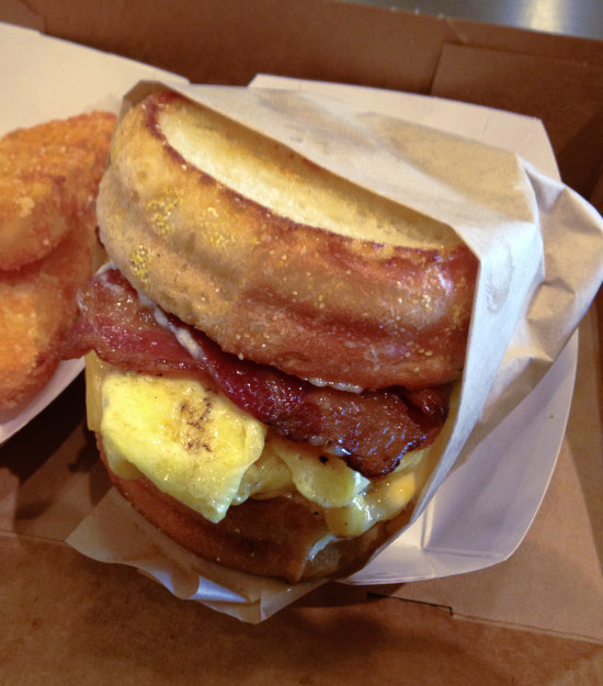 A breakfast sandwich so enticing that you'll want to download the app